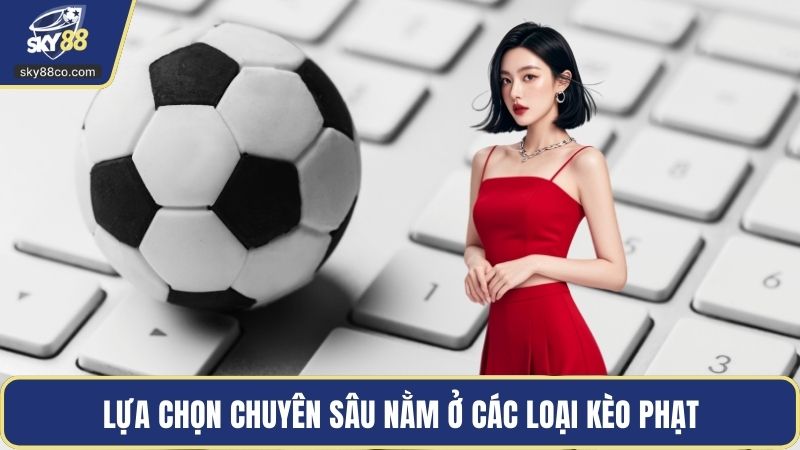 Lựa chọn chuyên sâu nằm ở các loại kèo phạt