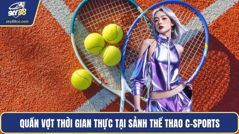 Quần vợt thời gian thực tại sảnh thể thao C-SPORTS